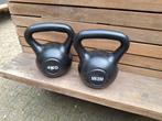 2x kettlebell 4 kilo zwart, Ophalen of Verzenden, Gebruikt, Kettlebell