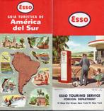 Esso kaart van Zuid-Amerika, Boeken, Atlassen en Landkaarten, Gelezen, Overige gebieden, Ophalen of Verzenden, Landkaart