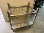RVS oven onderstel, Huis en Inrichting, Tafels | Eettafels, Ophalen, Gebruikt, 50 tot 100 cm, 50 tot 100 cm