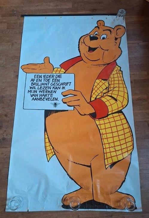Zeldzame  poster Olivier B Bommel Marten Toonder vintage, Verzamelen, Stripfiguren, Gebruikt, Plaatje, Poster of Sticker, Olivier B, Bommel en Tom Poes