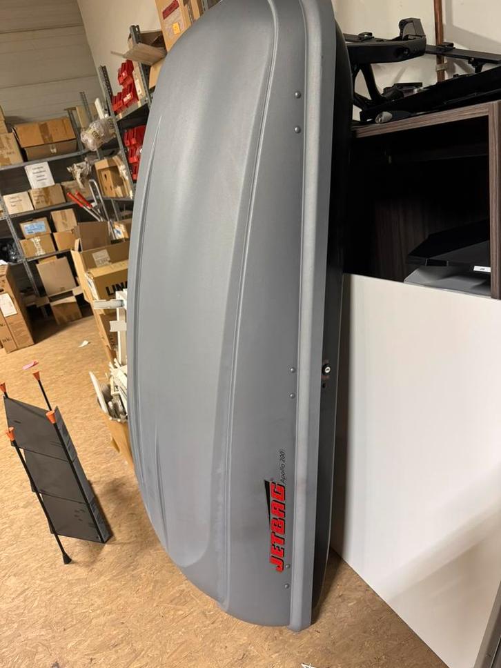 Jetbag Apollo 200 dakkoffer – zilver – goede staat, Auto diversen, Dakkoffers, Gebruikt, Ophalen
