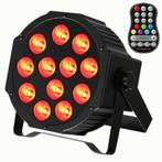 DJLicht 16W led par met accu en afstandsbediening RGBW, Ophalen of Verzenden, Nieuw, Licht, Kleur