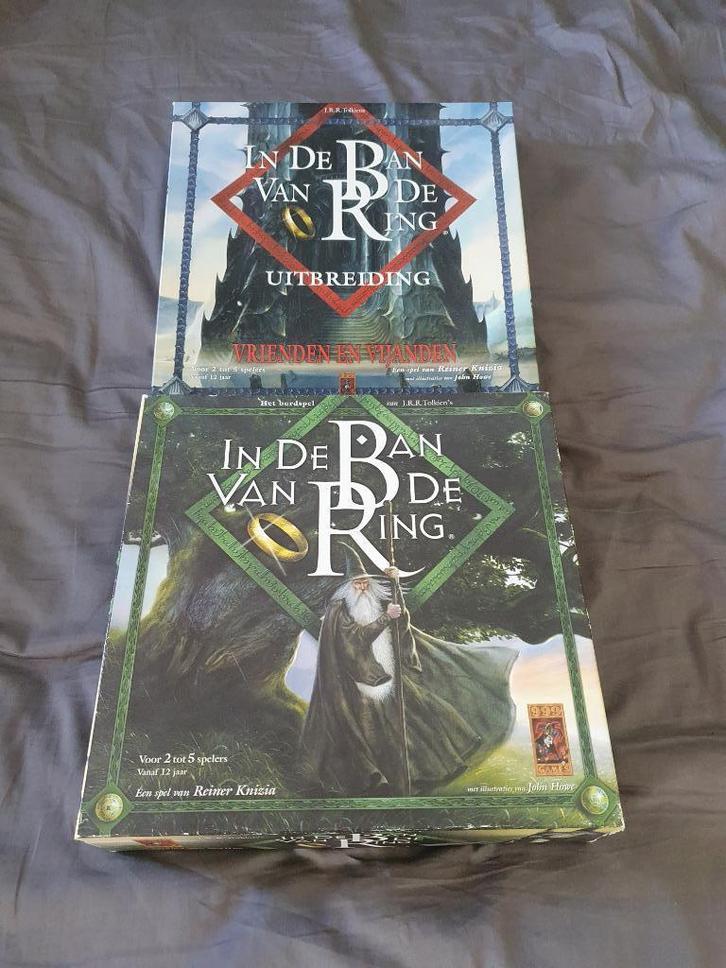 Spel: In de Ban van de Ring met uitbreidingsset, Hobby en Vrije tijd, Gezelschapsspellen | Bordspellen, Zo goed als nieuw, Ophalen of Verzenden