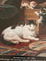 Affiche pagina Veilinghuis Bernaerts Henriette Ronner Knip, Ophalen of Verzenden