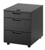 IKEA GALANT Lade-unit zwart (2x) (beschadigd), Huis en Inrichting, Ophalen, Gebruikt, Minder dan 100 cm, Met slot