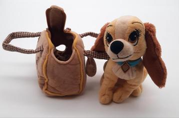 Lady (uit Lady en de Vagebond) knuffel in tasje Disneyland beschikbaar voor biedingen