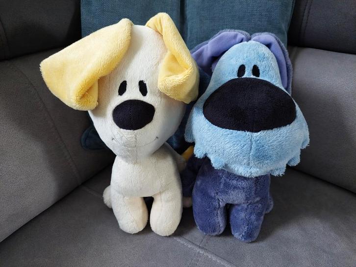 Set van 2 grote Woezel en Pip Knuffels Knuffel Pluche, Kinderen en Baby's, Speelgoed | Knuffels en Pluche, Zo goed als nieuw, Hond