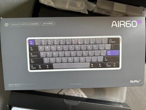 NuPhy Air60 He, mechanisch laag profiel analoog toetsenbord, Computers en Software, Toetsenborden, Nieuw, Qwerty, Bedraad, Gaming toetsenbord