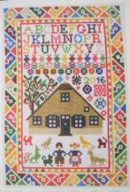 Borduurpatroon  Boerderij merklap   nr 9345, Verzenden, Nieuw, Handborduren, Patroon