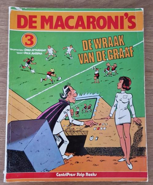 De Macaroni's - De wraak van de graaf -3-1e dr(1978) Strip, Boeken, Stripboeken, Gelezen, Eén stripboek, Ophalen of Verzenden