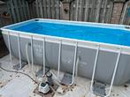 Intex zwembad 4x2x1,22 meter, Gebruikt, 200 tot 300 cm, Rechthoekig, Ophalen