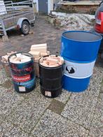 Vuurkorven met hout - 200L & 60L, Ophalen