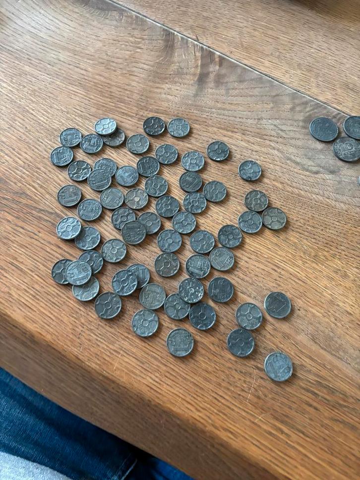 60 Zinken 1 Cent Munten 1942 WOII, Postzegels en Munten, Munten en Bankbiljetten | Verzamelingen, Munten, Nederland, Ophalen