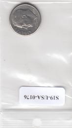 S19-USA-0176 Verenigde Staten 1 dime 1989 D KM# 195a XF Roos, Postzegels en Munten, Munten | Amerika, Verzenden, Noord-Amerika