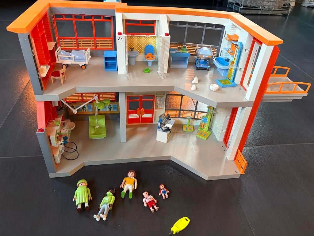 Playmobil Ziekenhuis - Complete Set, Kinderen en Baby's, Speelgoed | Playmobil, Ophalen of Verzenden, Zo goed als nieuw, Complete set