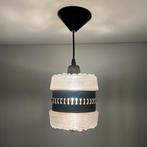 jaren 60 70 glas en messing hanglamp Herda Raak Hala, Raak, Gebruikt, Ophalen of Verzenden, Jaren 60