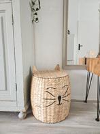 Gevlochten opbergmand poes. Decoratie-/ opbergen k, Ophalen of Verzenden, Zo goed als nieuw, Wanddecoratie