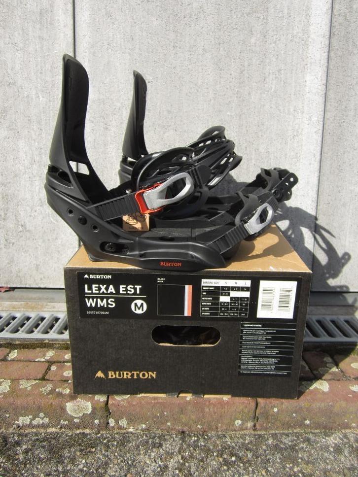 Nieuwe Burton Lexa X EST snowboard bindingen maat M, Sport en Fitness, Snowboarden, Nieuw, Bindingen, Ophalen of Verzenden