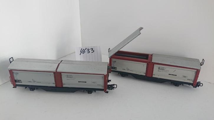 Märklin 4633.1 Schuifdak/schuifdeurwagon DB, 1967, Hobby en Vrije tijd, Modeltreinen | H0, Wagon, Wisselstroom, Märklin, Ophalen of Verzenden