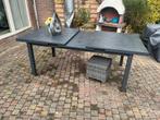 Uitschuifbare tuintafel - 180/240cm, Tuin en Terras, Tuintafels, Ophalen, Zo goed als nieuw, Rechthoekig, Metaal