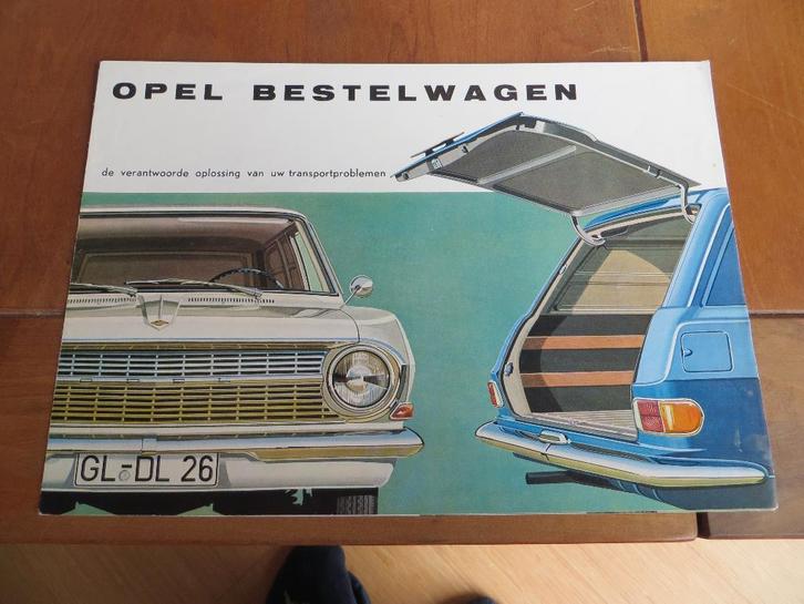 Folder Opel Rekord Bestelwagen 1964, Boeken, Auto's | Folders en Tijdschriften, Zo goed als nieuw, Opel, Ophalen of Verzenden