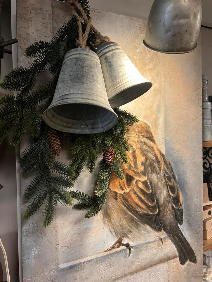 Zinken bellen, Huis en Inrichting, Lampen | Lampenkappen, Nieuw, Minder dan 25 cm, Rond, Ophalen of Verzenden