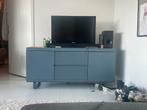 Blauw grijs Tv-meubel / Dressoir, Ophalen, Kunststof, Gebruikt, 150 tot 200 cm