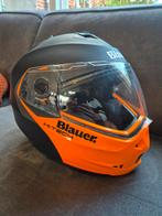Blauer Hi-Tech Motorhelm - Oranje/Zwart, Overige merken, Heren, Ophalen of Verzenden, Integraalhelm
