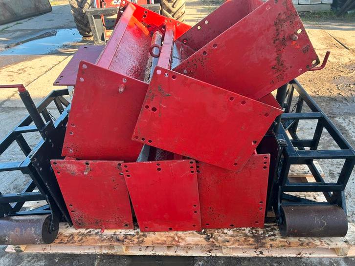 Afrijbalk zwaar model, Doe-het-zelf en Verbouw, Metalen, Gebruikt, Ophalen