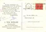 J. ten Wolde, Scheveningen - 09.1956 - briefkaart - 1956 ges, Postzegels en Munten, Ophalen of Verzenden, Briefkaart