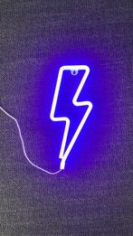 Bliksem Blauwe Led Lamp, Huis en Inrichting, Ophalen, Zo goed als nieuw