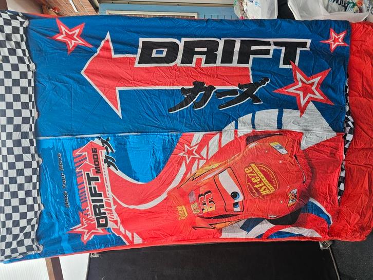 Disney CARS Dekbedovertrek met tent Sinttip, Huis en Inrichting, Slaapkamer | Beddengoed, Gebruikt, Dekbedovertrek, Eenpersoons