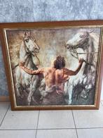 Schilderij origineel., Ophalen, Zo goed als nieuw, Schilderij, 75 cm of meer