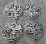 4 x Piero Maestri 4 Seasons Design Onderzetter EP-Zinc Italy, Huis en Inrichting, Keuken | Servies, Overige materialen, Overige typen