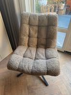 Woood Job Draaifauteuil Teddy Stof, Huis en Inrichting, Fauteuils, Ophalen, 75 tot 100 cm, Zo goed als nieuw, Stof