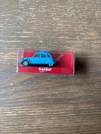 Herpa Citroen 2CV - Blauw 1:87, Ophalen of Verzenden, Zo goed als nieuw, Auto, Herpa