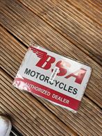 BSA motorcycles dealer bord aluminium, Ophalen of Verzenden