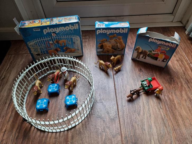 3 doosjes Playmobil 3517, 3515 en 3583 circus, leeuwen, Kinderen en Baby's, Speelgoed | Playmobil, Gebruikt, Complete set, Ophalen of Verzenden