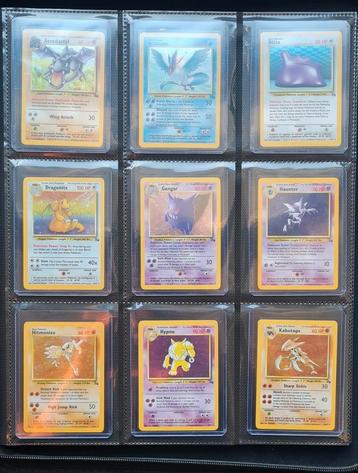 Fossil set 1999 pokemon kaarten compleet. beschikbaar voor biedingen