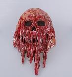 Bloedige Schedel Masker Horror Carnaval Eng Latex Zombie, Verzenden, Nieuw, Feestartikel, Halloween of Griezel