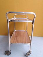 Vintage Barcart, serveerwagen, trolley, dranken tafeltje, Gebruikt, Vintage, Ophalen of Verzenden, Nvt