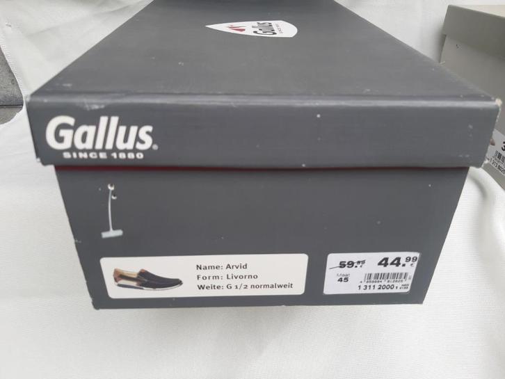 Gallus Heren Bruine leren schoen vetersluiting - Maat 45, Kleding | Heren, Schoenen, Nieuw, Sneakers of Gympen, Bruin, Ophalen of Verzenden