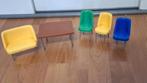 Vintage eetkamer voor poppenhuis, Ophalen of Verzenden, Gebruikt, Poppenhuis