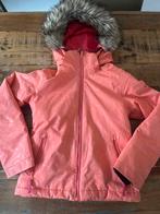 ROXY Ski Jas Perzik - Gedragen, met Sneeuwvanger, Gebruikt, Meisje, Ophalen of Verzenden, Roxy