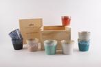 Costa Nova Grespresso - 8 espressokopjes 80ml in houten box, Ophalen of Verzenden, Nieuw, Porselein, Kop en/of schotel