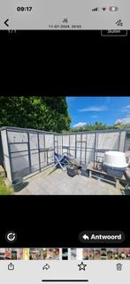 Complete volière met broedkooien, Dieren en Toebehoren, Ophalen of Verzenden, Zo goed als nieuw, Aluminium, Volière