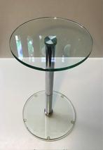 Gebruikte Gispen bijzettafel Dutch Originals, Minder dan 55 cm, Gebruikt, Metaal of Aluminium, Rond