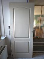 Stompe paneel binnendeur 83x200.5cm met houtstructuur, Doe-het-zelf en Verbouw, Ophalen, Gebruikt, 80 tot 100 cm, Binnendeur