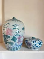 2x chineze vaas gemberpit vintage, Antiek en Kunst, Ophalen