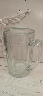 Grote KAN / pitcher 2 pints dik glas 12,5 x 18 x 19 cm, Ophalen of Verzenden, Zo goed als nieuw